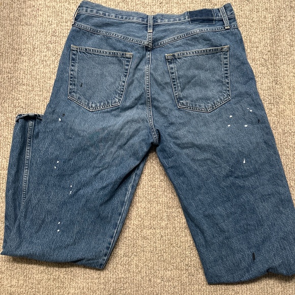 AMO Sonia high rise cuffed high rise jeans- straight leg - Picture 4 of 5